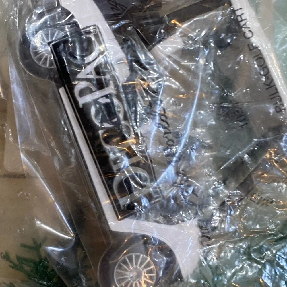 DecoPac Golf Cart Cake Topper Set Brand New